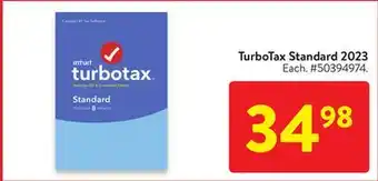 Walmart Turbotax standard 2023 offer