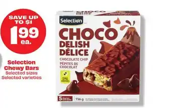 Metro Selection chewy bars offer
