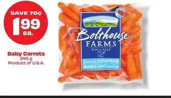 Metro Baby carrots offer