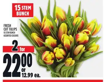 Metro Fresh cut tulips offer