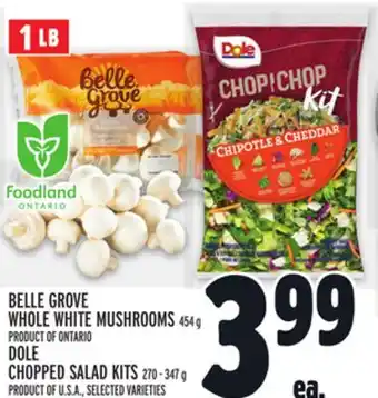 Metro Belle grove whole white mushrooms offer