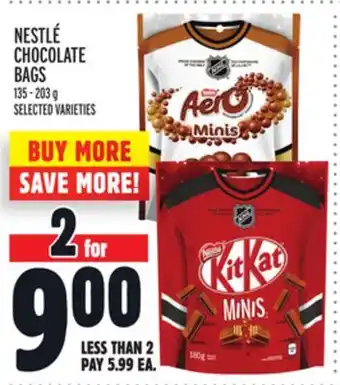 Metro Nestlé chocolate bags offer
