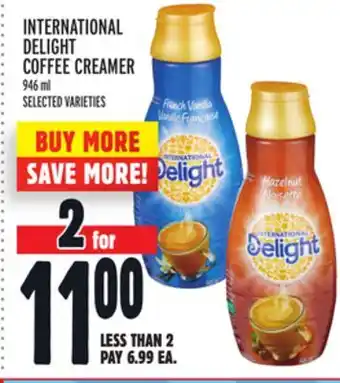 Metro International delight coffee creamer offer