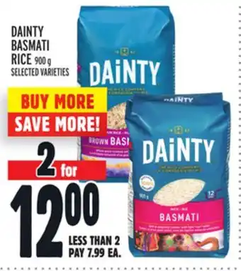 Metro Dainty basmati rice offer