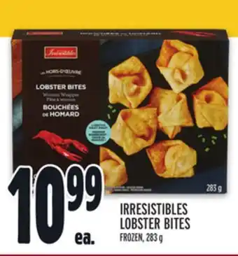 Metro Irresistibles lobster bites offer