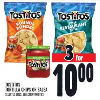 Metro Tostitos tortilla chips or salsa offer