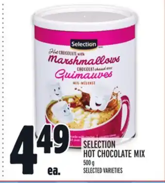 Metro Selection hot chocolate mix offer
