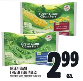 Metro Green giant frozen vegetables offer
