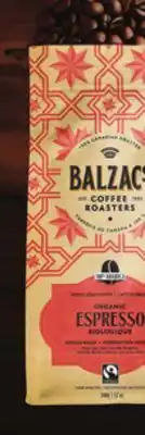 Metro Balzac's coffee roasters coffee beans offer