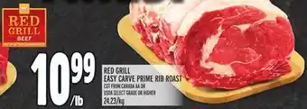 Metro Red grill easy carve prime rib roast offer