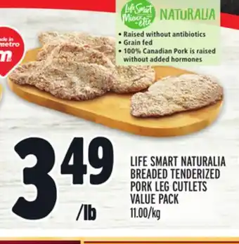 Metro Life smart naturalia breaded tenderized pork leg cutlets value pack offer