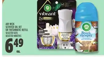 Metro Air wick scented oil kit or freshmatic refill offer