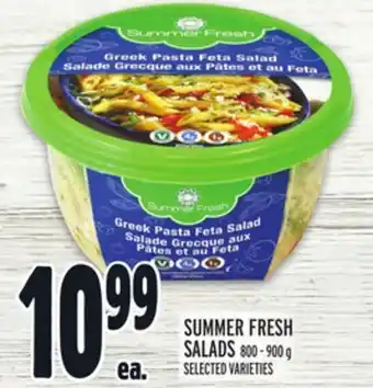 Metro Summer fresh salads offer