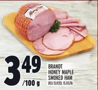 Metro Brandt honey maple smoked ham offer