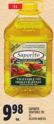 Metro Saporito vegetable oil offer