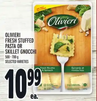 Metro Olivieri fresh stuffed pasta or skillet gnocchi offer