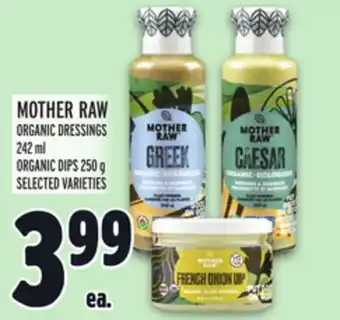Metro Mother raw organic dressings offer