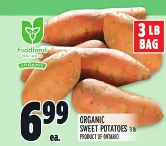 Metro Organic sweet potatoes offer