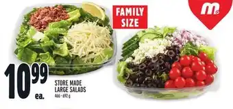 Metro Store made large salads offer