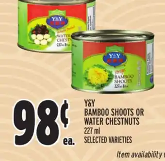 Metro Y & y bamboo shoot or water chestnuts offer