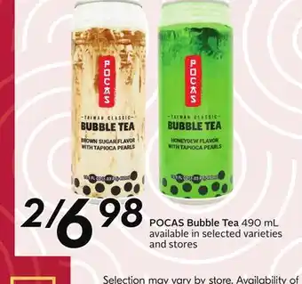 Sobeys Bubble tea offer