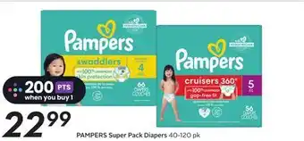 Sobeys Super pack diapers offer