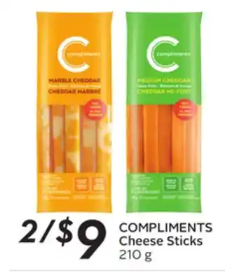 Sobeys Compliments cheese sticks offer