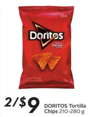 Sobeys Tortilla chips offer
