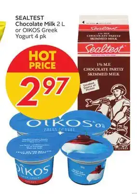 Sobeys Sealtest chocolate milk offer