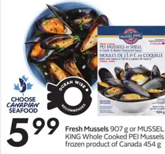 Sobeys Fresh mussels offer