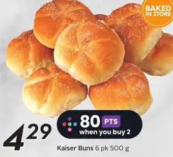 Sobeys Kaiser buns offer