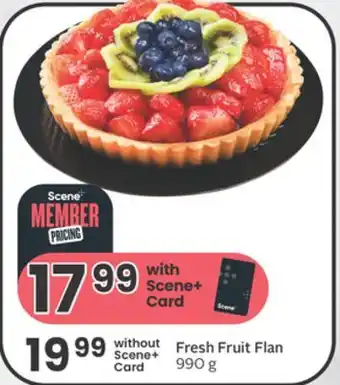 Sobeys Fresh fruit flan offer