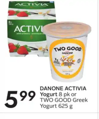 Sobeys Danone activia yogurt offer