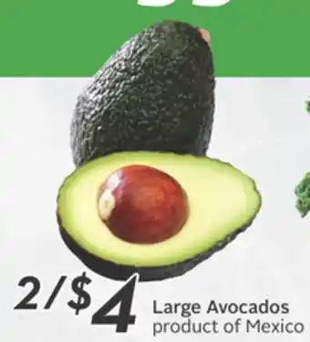 Sobeys Large avocados offer