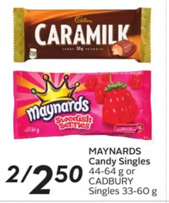 Sobeys Maynards candy singles offer