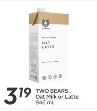 Sobeys Oat milk or latte offer