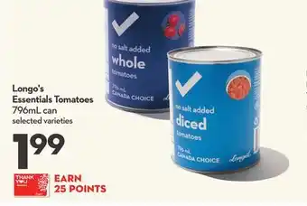 Longo's Longo's essentials tomatoes offer