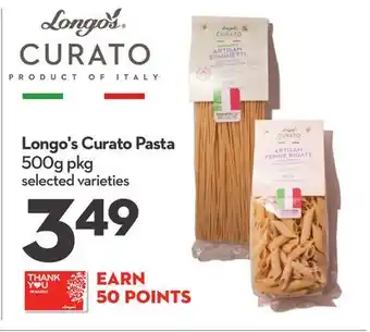 Longo's Longo's curato pasta offer