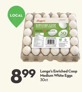 Longo's Longo's enriched coop medium white eggs offer
