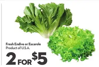 Longo's Fresh endive or escarole offer