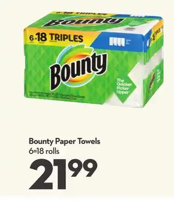 Longo's Bounty paper towels offer