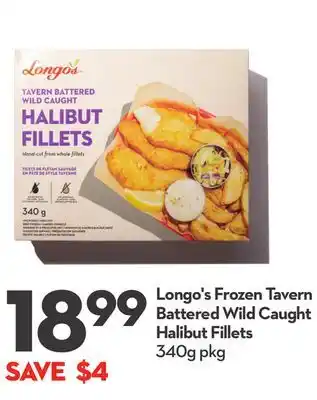 Longo's Longo's frozen tavern battered wild caught halibut fillets offer