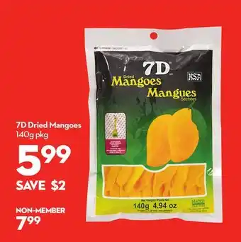 Longo's 7d dried mangoes offer