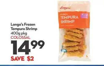 Longo's Longo's frozen tempura shrimp offer