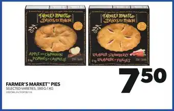 Real Canadian Superstore Farmer's market pies, 580 g-1 kg offer