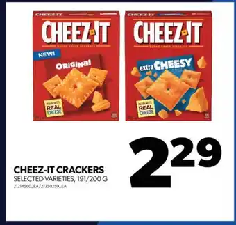 Real Canadian Superstore Cheez-it crackers, 191/200 g offer