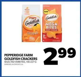 Real Canadian Superstore Pepperidge farm goldfish crackers, 156-227 g offer