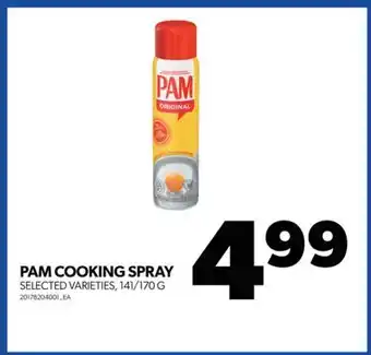 Real Canadian Superstore Pam cooking spray, 141/170 g offer