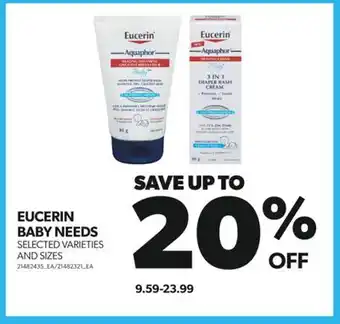 Real Canadian Superstore Eucerin baby needs offer