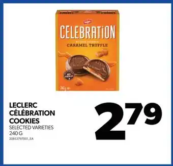 Real Canadian Superstore Leclerc célébration cookies, 240 g offer